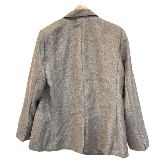 LkNew BITTEN Oversized Gray Metallic Blazer XXL - Picture 4 of 9